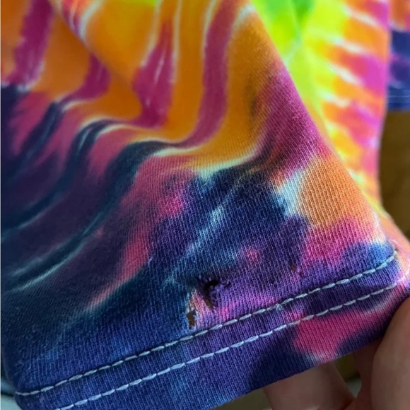 Vintage 90’s Grateful Dead Band Tie Dye t-shirt Multicolored sz XL Jerry Garcia - Picture 6 of 6